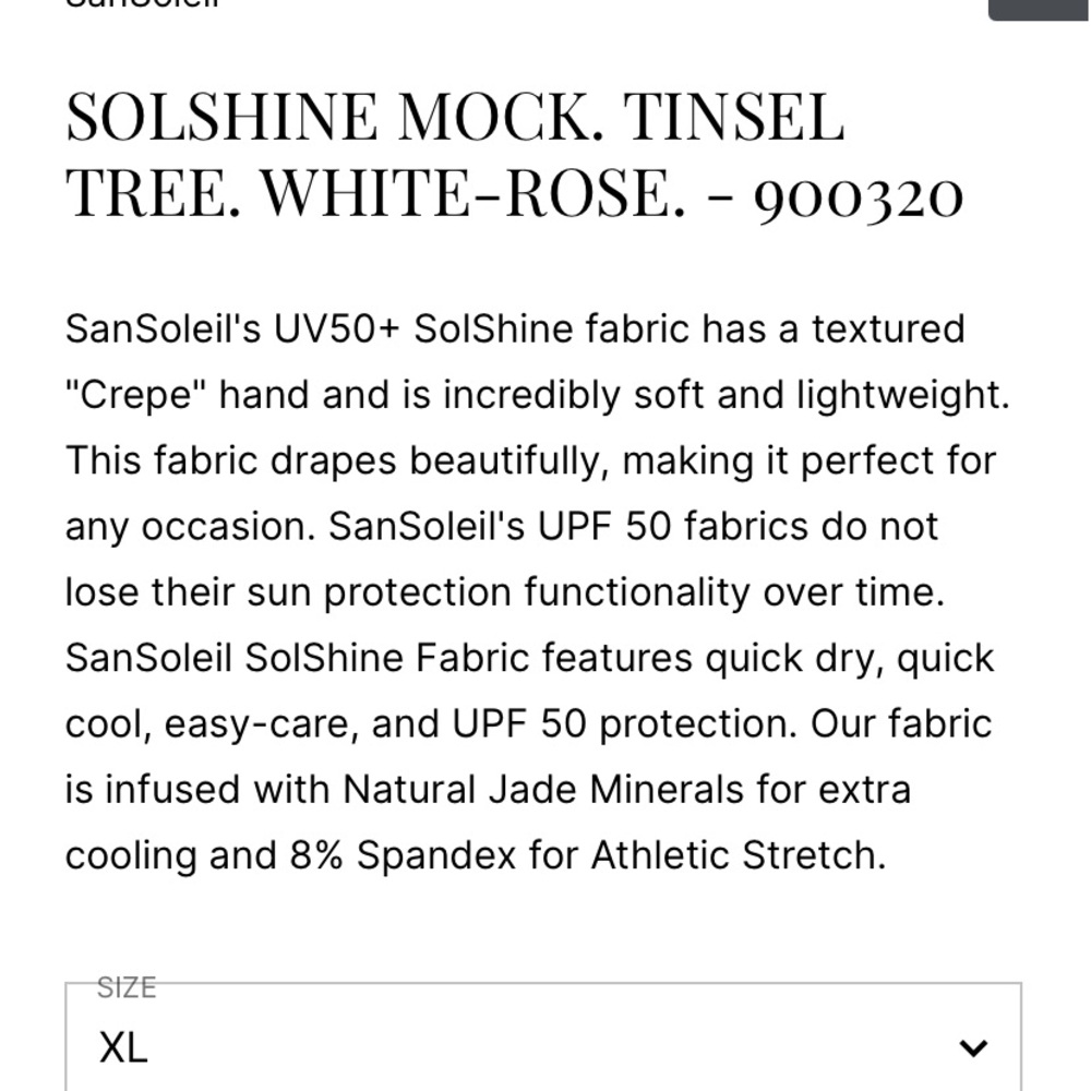 San Soleil foil golf top - Picture 3 of 10